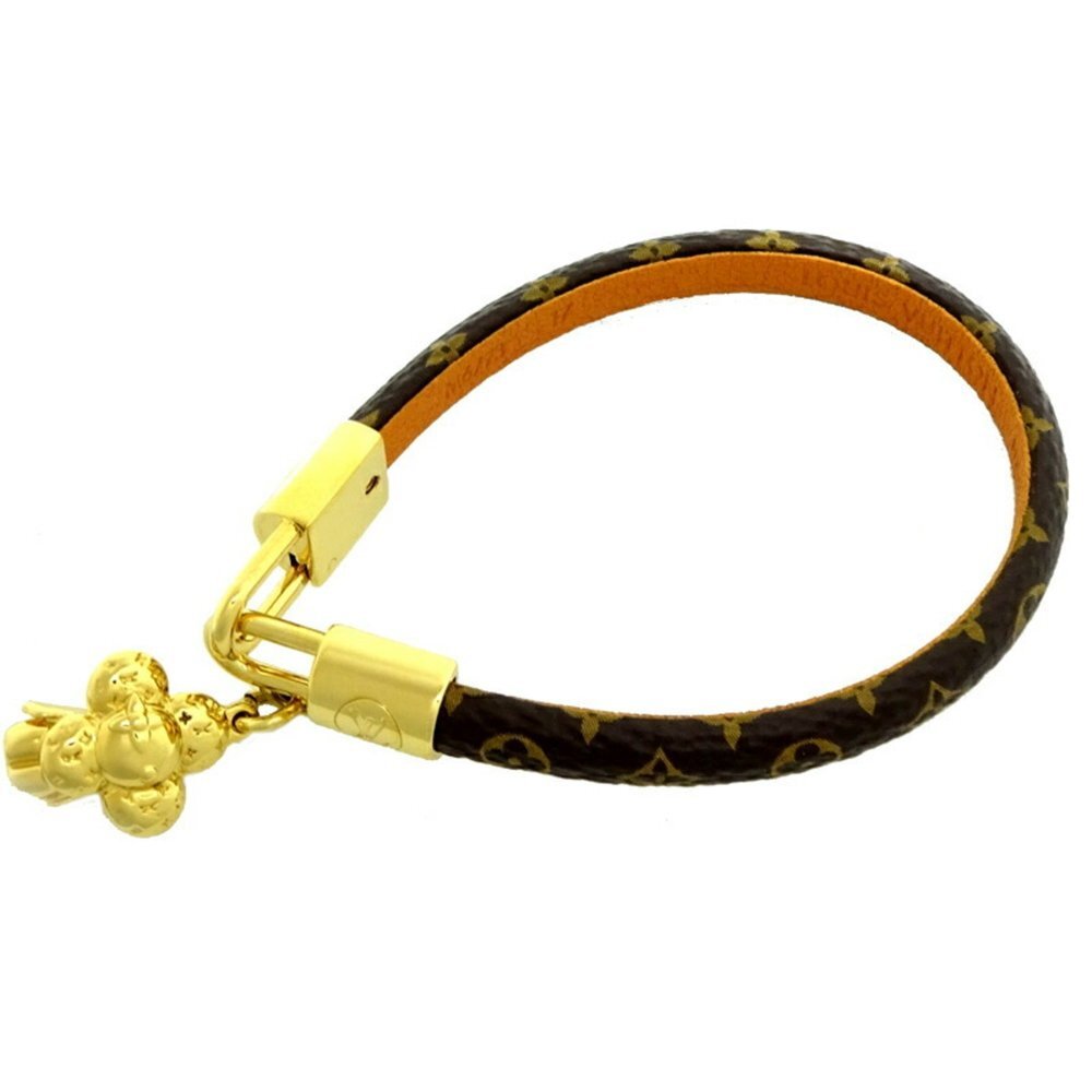 LOUIS VUITTON Brown Monogram Charm Bracelet - Picture 2 of 7
